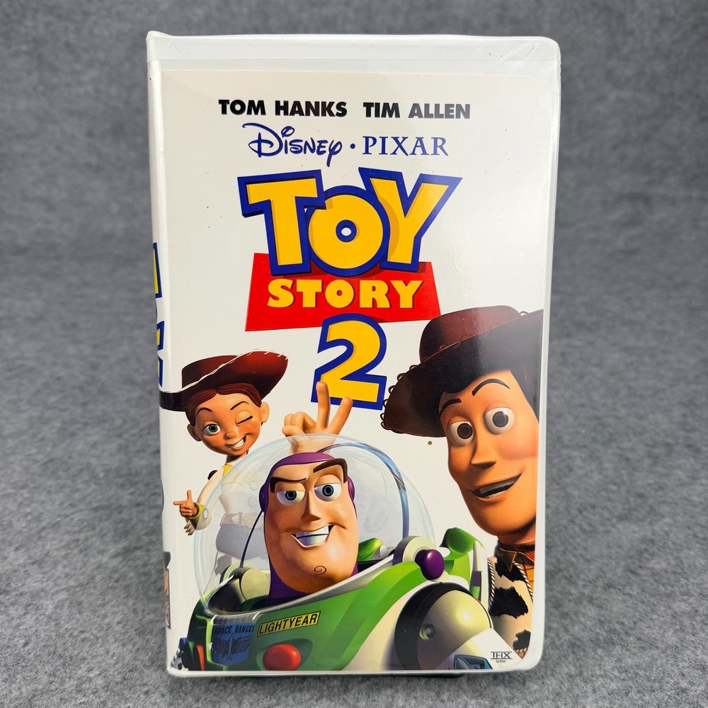 Toy Story 2 VHS 1999 Disney Pixar Tom Hanks Tim Allen Clamshell 786936127683